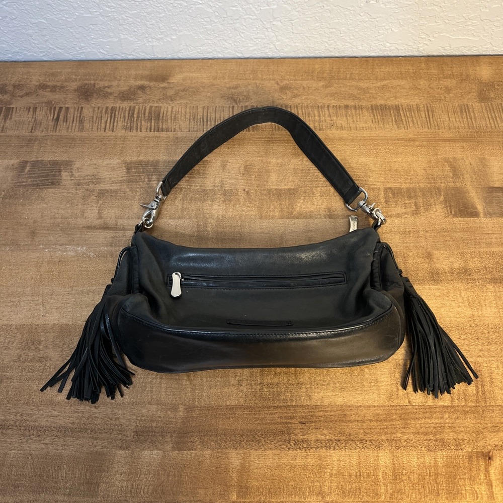BCBGMAXAZRIA Black Leather Purse Shoulder Bag